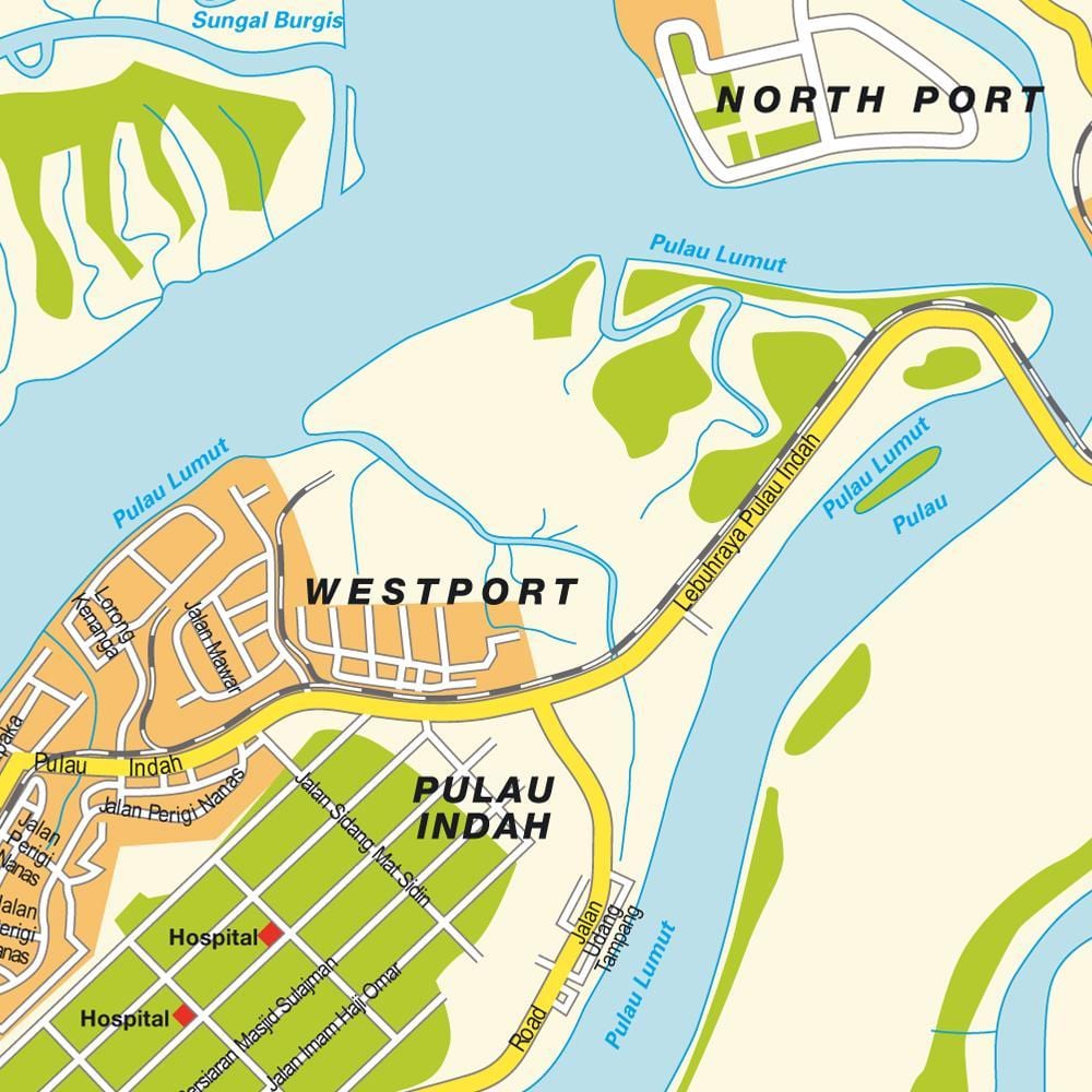 kluang, malasia mapa