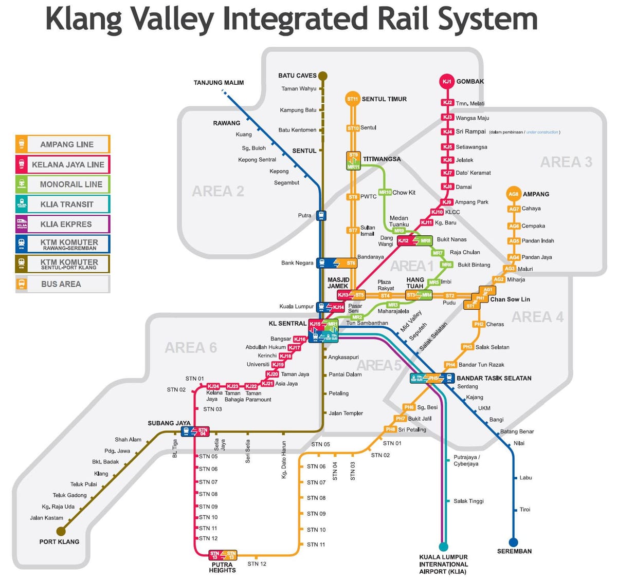 lrt mapa de malasia 2016