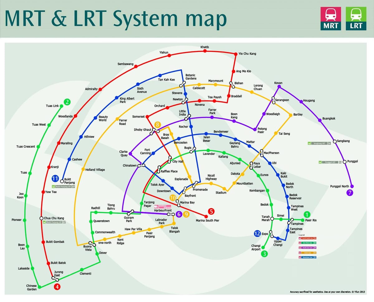 mrt línea de mapa de malasia