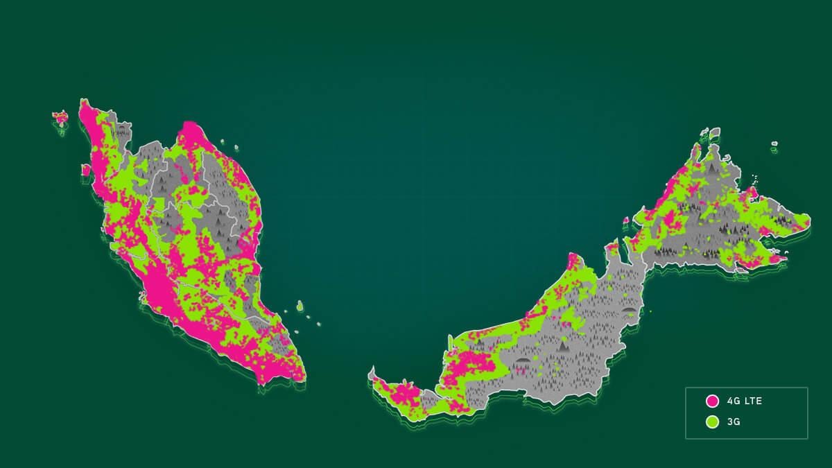 malasia mapa de cobertura