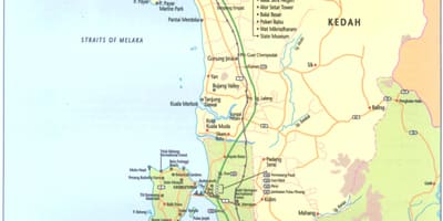 Malasia, kedah mapa