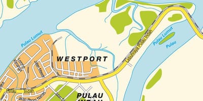 Kluang, malasia mapa