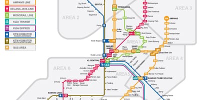 Lrt mapa de malasia 2016