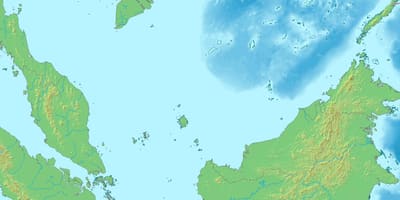 Mapa de malasia 3d