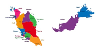 Mapa de malasia mapa de imagen