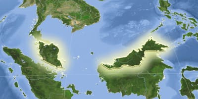 En vivo vía satélite de mapa de malasia