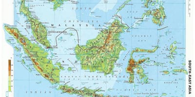 Malasia mapa de contorno