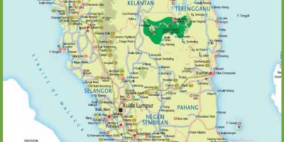 Mrt mapa en malasia