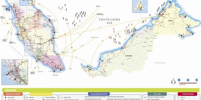 Utilidad de la cartografía de la compañía malasia